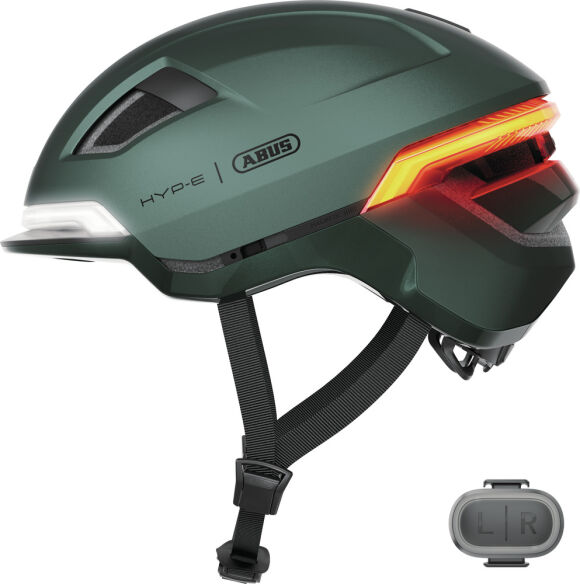 Abus HYP-E Smart Helm - Jungle Green L / 57-61cm