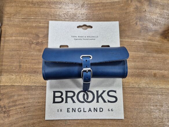 Brooks Challenge Toolbag Leder Satteltasche Teal Blau Sonderfarbe