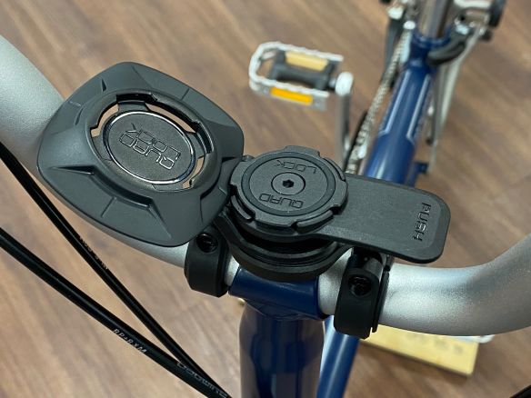 Brompton Quadlock Smartphone Handy Halter A/C/P(bis25) mit 3M Klebepad