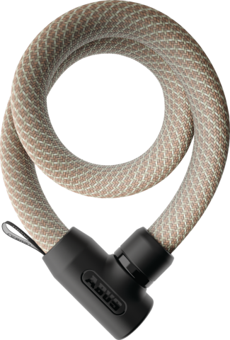 Abus Yarnit 4004K Seilschloß mit Kette 110 cm Sand Stone Beige