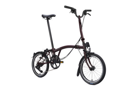 Brompton C Line 12-Gang Plum Red Weinrot H-Lenker