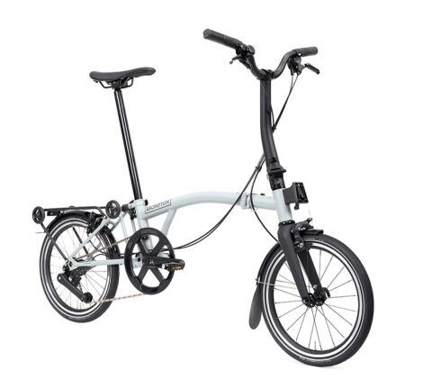 Brompton New P Line 4-Gang Lunar Ice M-Lenker