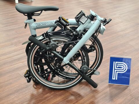 Brompton P Line 12-Gang Lunar Ice S-Lenker