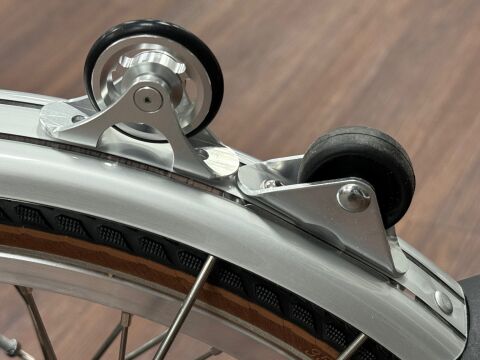 XXS 2/3/6 Gang Brompton Premium Schutzblech Rolle Aluminium silber
