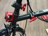Brompton C Line 12-Gang Matt Black ROT gepimmt