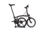 Brompton C Line 12-Gang Plum Red Weinrot S-Lenker
