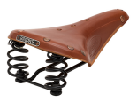 Brooks Flyer Spezial Leder Sattel mit Federung Honey