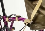 Brooks Tragehilfe für Brompton Handgriff Leder Honey Braun