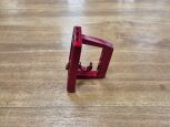 XXS Brompton Front Trägerblock Skeleton rot Aluminium